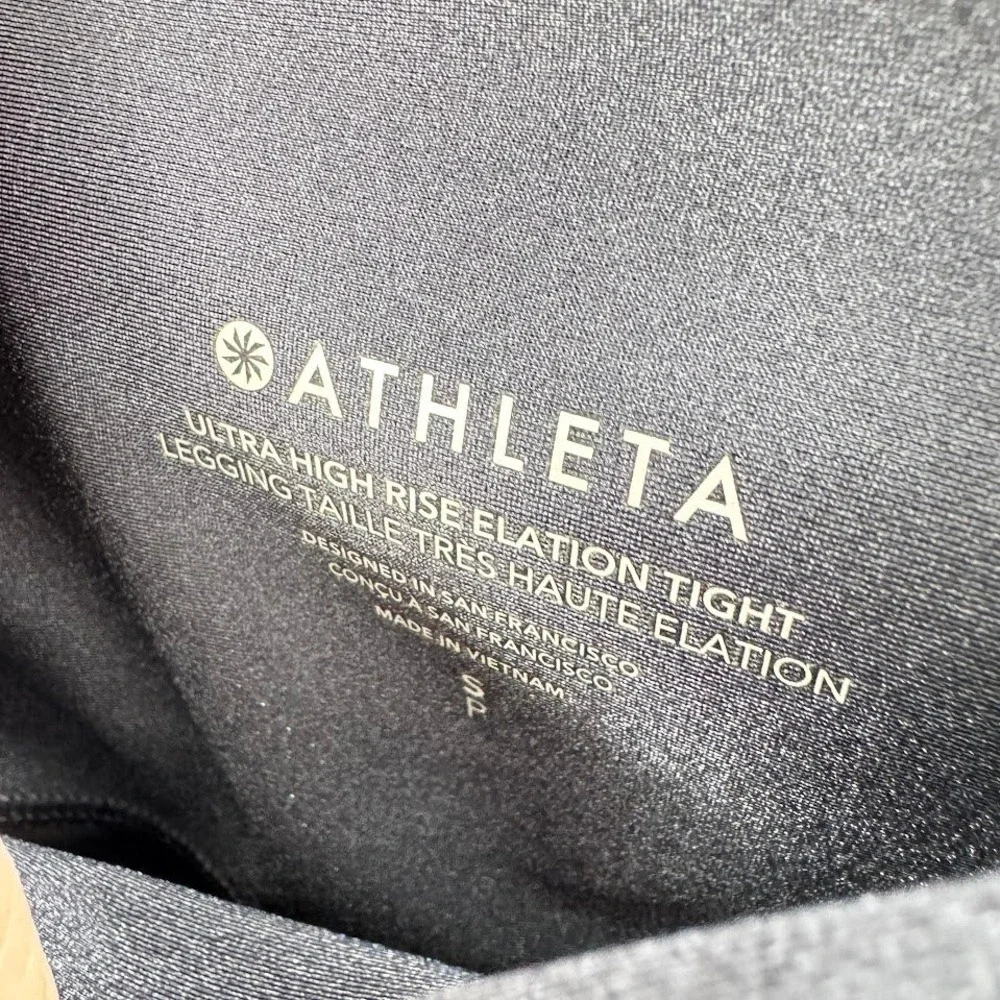 Athleta Elation Ultra High Rise Tight Leggings Gray Athletic Womens